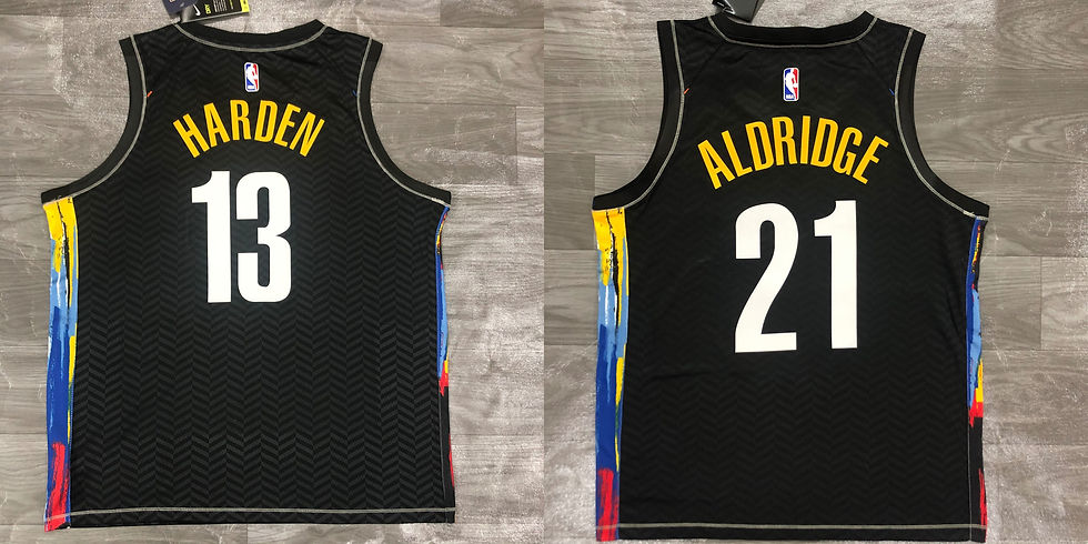 Miniatura: Brooklyn Nets Preta | NBA Versão Cidade