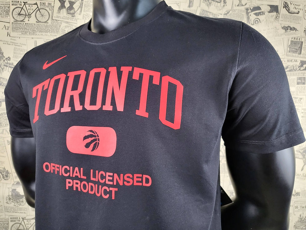 Miniatura: Toronto Raptors Preta | NBA Algodão