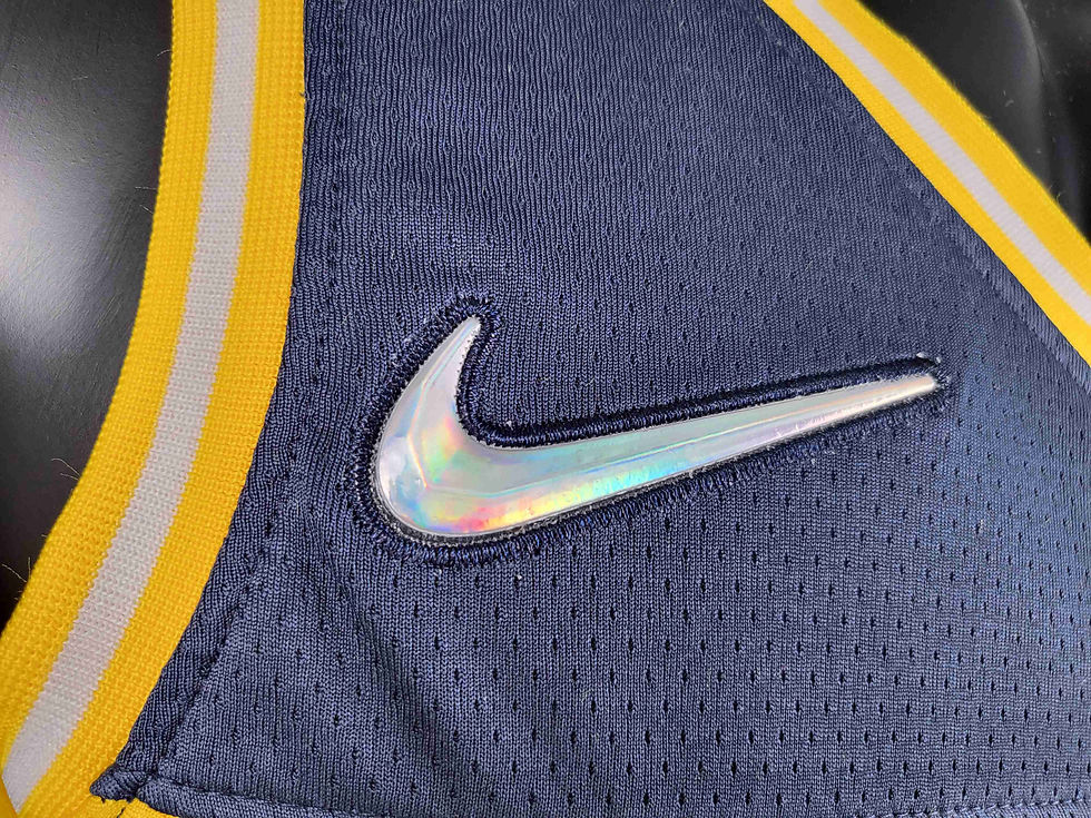 Miniatura: Indiana Pacers Azul e Amarelo | NBA 2022 Versão Cidade