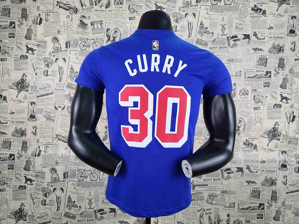 Miniatura: Golden State Warriors Azul - Curry 30 | NBA Algodão