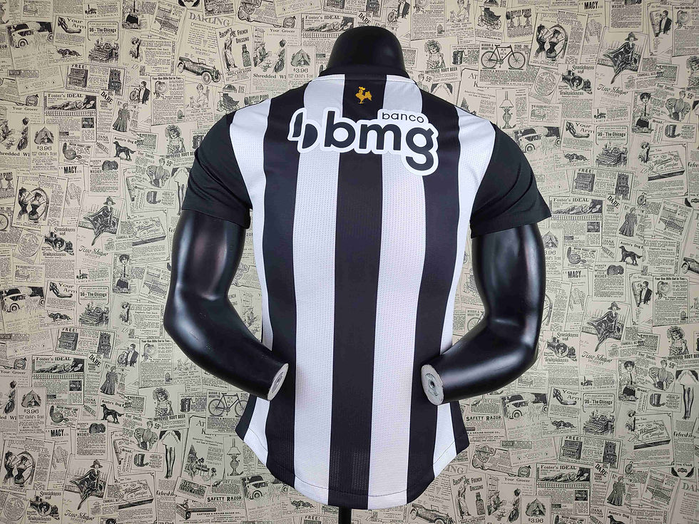 Miniatura: Atlético Mineiro Preta/Branca 22/23 | Versão Jogador