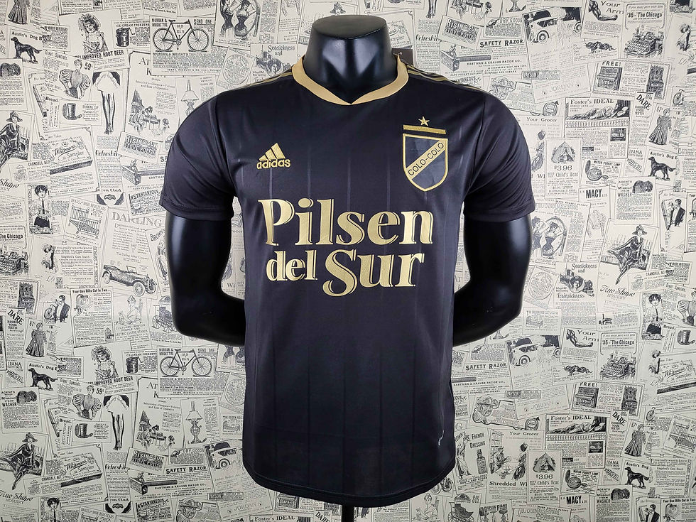 Miniatura: Colo-Colo Preta/Dourada 22/23