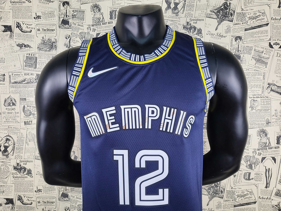 Miniatura: Memphis Grizzlies Azul Marinho | NBA 2022 Versão Cidade