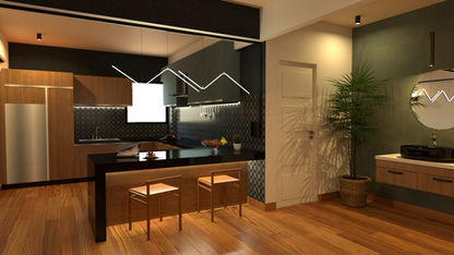 Apartment interior render