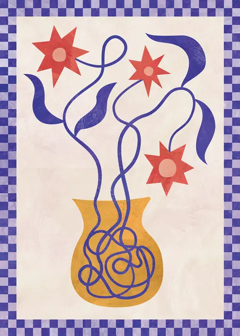 Single Vase Illustration