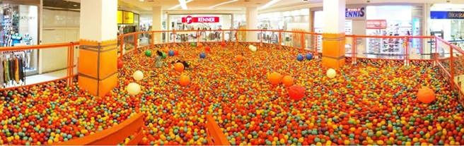 Mar de bolinhas está de volta no Sider Shopping