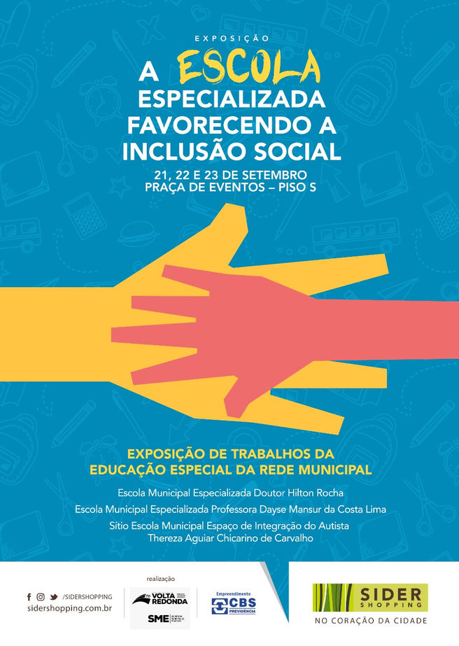 Exposição: “A Escola Especializada Favorecendo a Inclusão Social” acontece esse final de semana no S