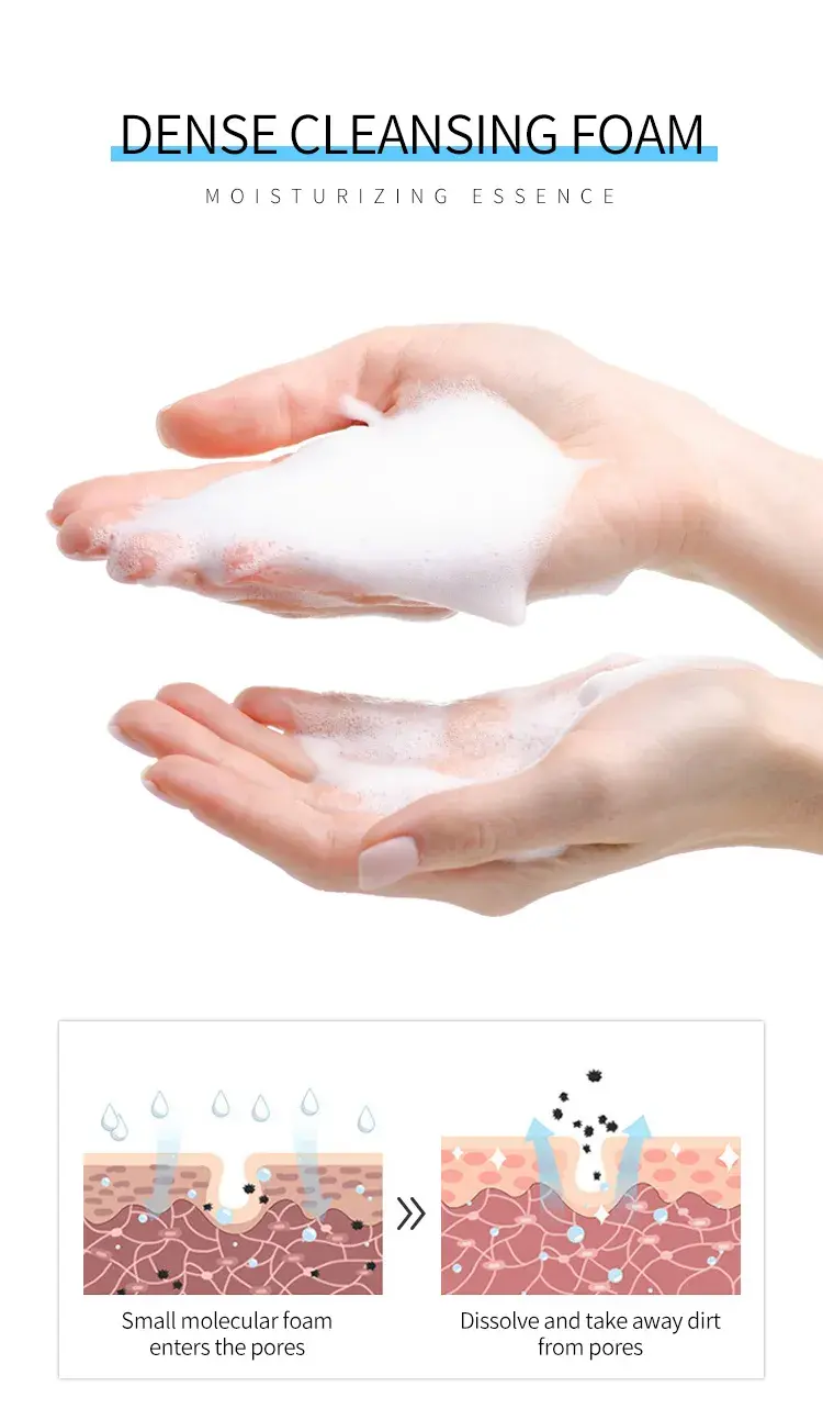 Thumbnail: DR RASHEL Facial Cleanser Deep Cleansing Brightening Hyaluronic Acid Face wash