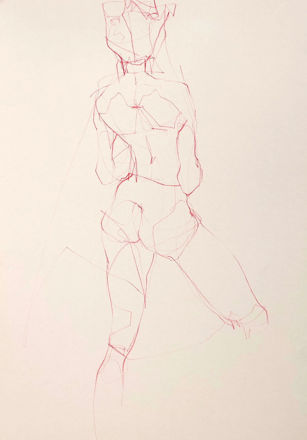 Pastel sketch IX (Framed original)