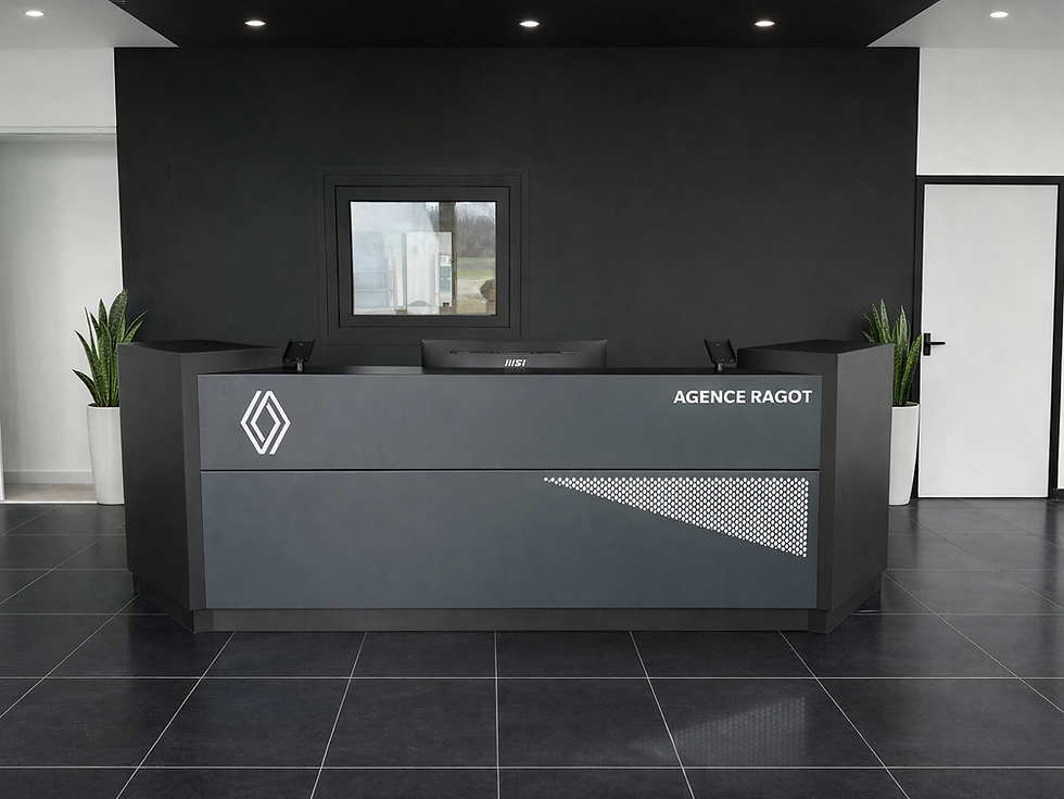 BANQUE D'ACCUEIL RENAULT LED DESIGN