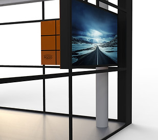 Vitrine interactive pour agence ou restaurant