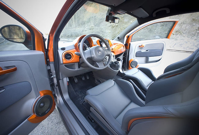 FIAT 500 PAROTECH ORANGE GRISE