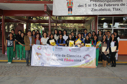 SE REALIZA CON ÉXITO LA “1ER FERIA DE CIENCIAS JUVENIL FEMENINA” EN ZACATELCO