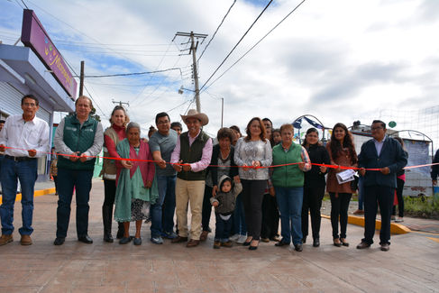 Inauguran pavimentación en Avenida Libertad en Zacatelco