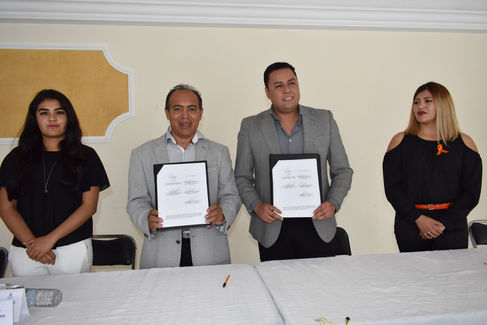 FIRMA ZACATELCO CONVENIO DE COLABORACIÓN CON EL SEPUEDE