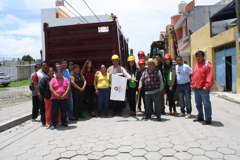 INICIAN TRABAJOS EN CALLE LA PIEDAD DE LA SECCIÓN SEGUNDA