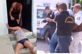 HOMBRE AGREDE Y ARRASTRA A SU ESPOSA