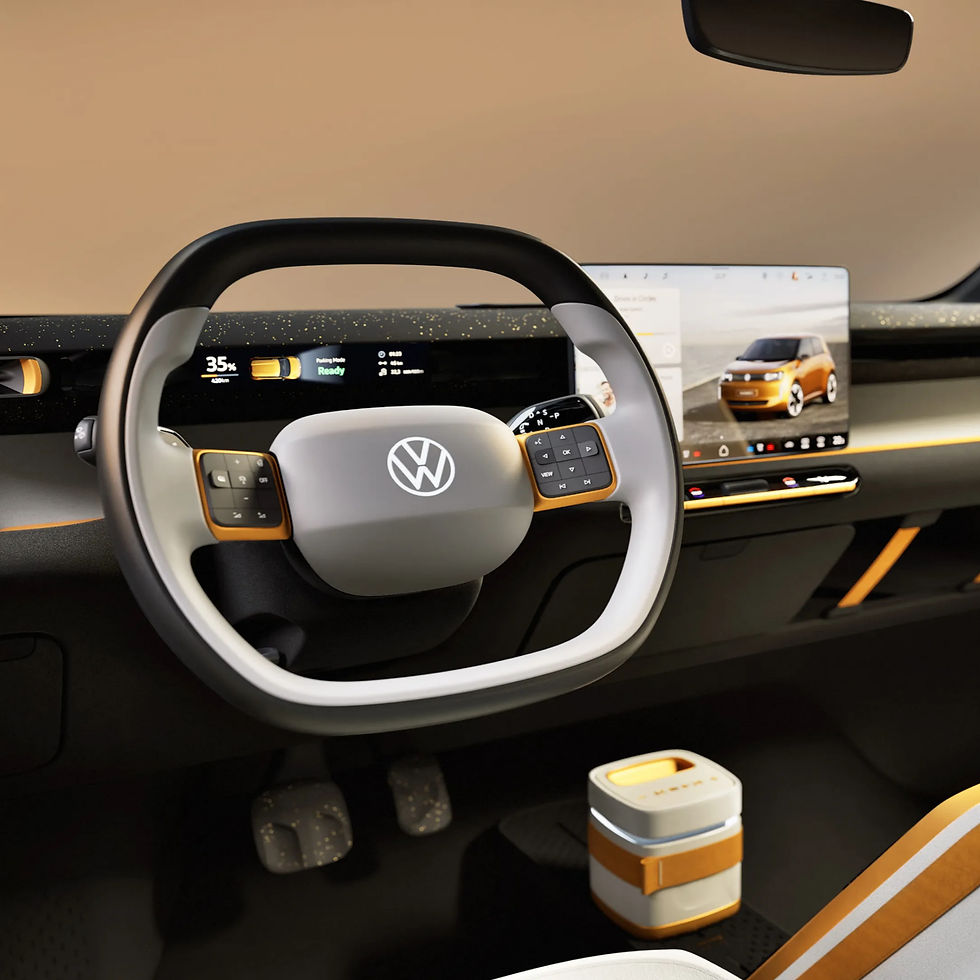 Mulai dari ID.2all, Volkswagen akan menyertakan tombol fisik untuk fungsi-fungsi utama seperti kontrol volume, pemanas, kecepatan kipas, dan lampu hazard. Perubahan kebijakan Volkswagen ini mengikuti pengumuman perubahan protokol peringkat keselamatan Euro NCAP yang akan datang. Mulai tahun 2026, kendaraan harus memiliki kontrol fisik untuk fungsi-fungsi penting agar mencapai peringkat keselamatan bintang lima. Foto: Volkswagen