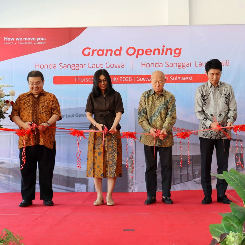 PT Honda Prospect Motor (HPM) meresmikan dua dealer baru di Sulawesi Selatan sebagai bagian dari pengembangan layanan penjualan dan purna jual Honda di Indonesia (23/7/2026).