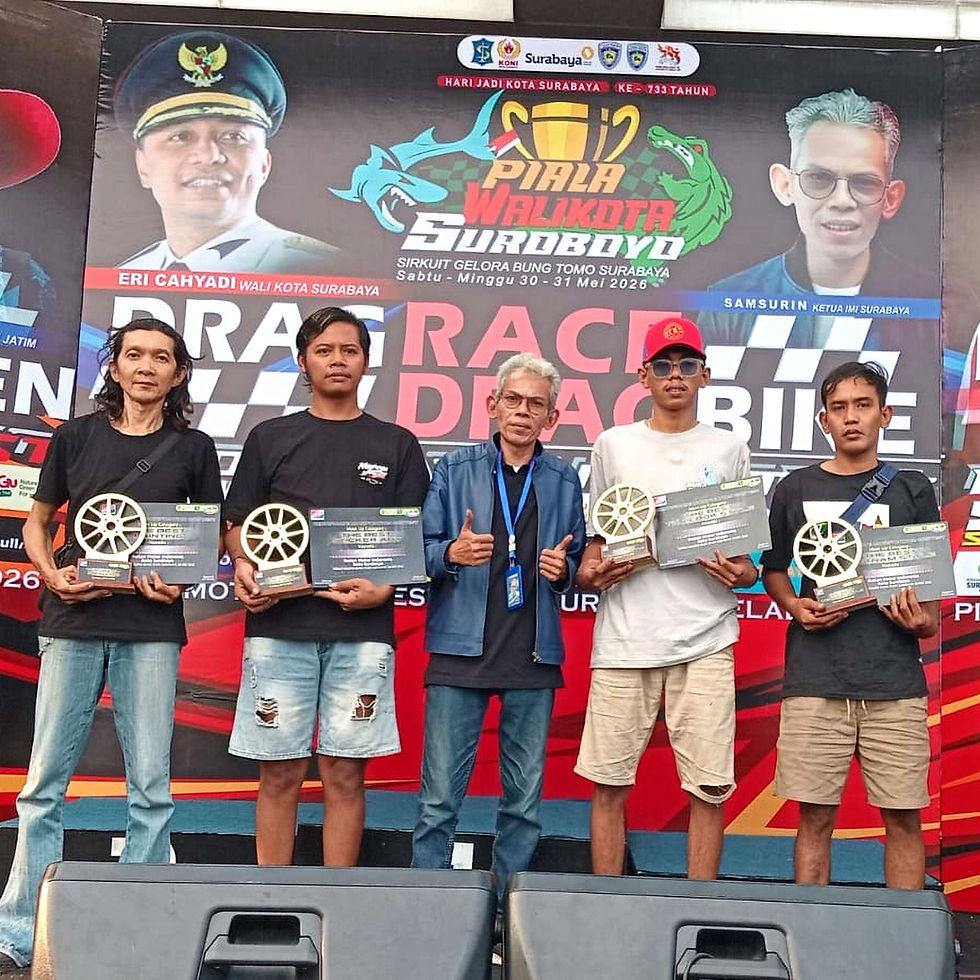 Modification Contest Meriahkan Piala Walikota Drag Race-Drag Bike 2026 HUT Kota Surabaya Ke-733