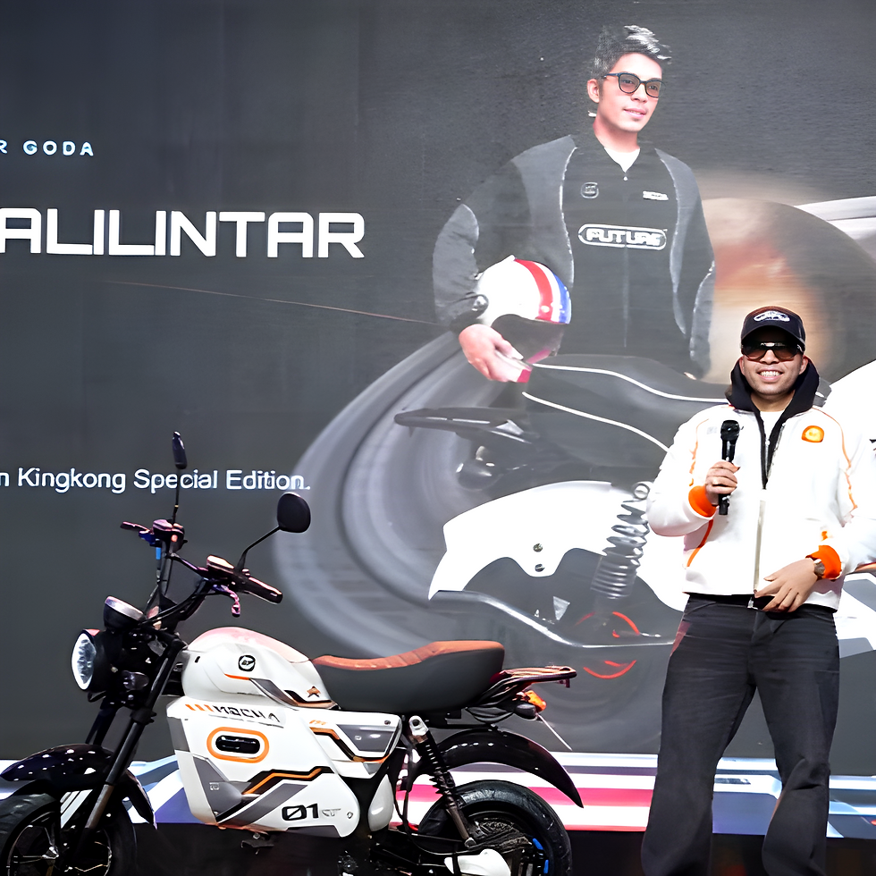 Atta Halilintar selaku brand ambassador GODA saat menghadiri GODA Galactic Launch di Grand Ballroom Hotel Central Park, Jakarta, pada 11 Oktober 2026.