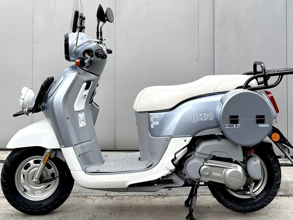 Modifikasi Fazzio Hybrid Gaya Skutik Urban Cargo Jepang