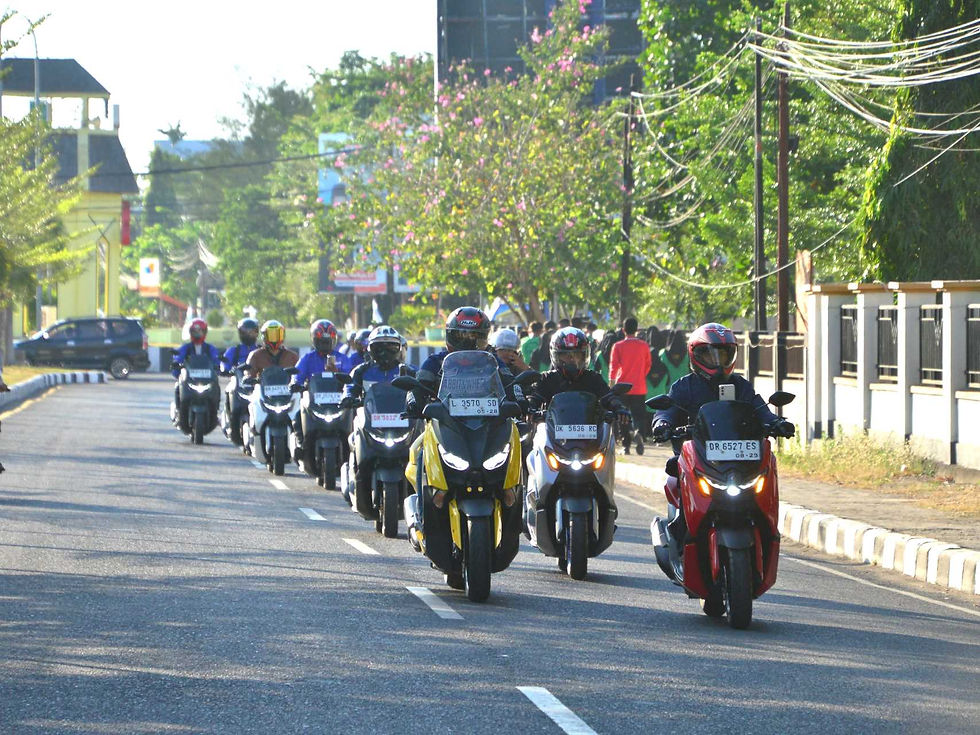 Memasuki kota Sumbawa Besar.