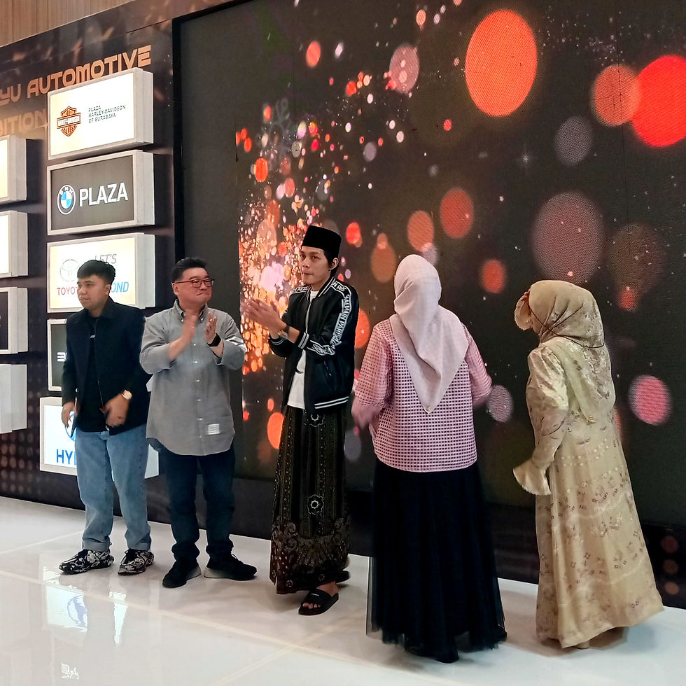 Opening ceremony dilakukan setelah tausiyah.