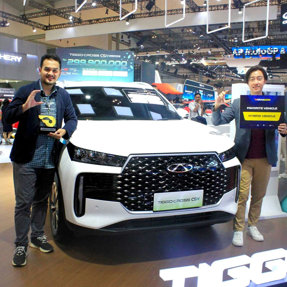 Chery TIGGO Cross CSH Hybrid Raih Penghargaan Favorite Hybrid Vehicle GIIAS 2025.