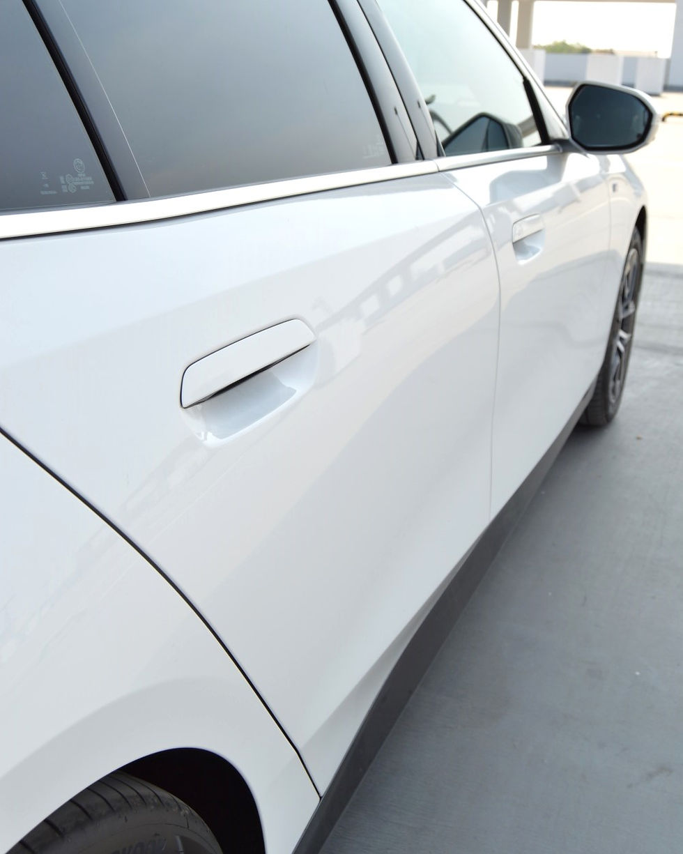 Door handle model flush.