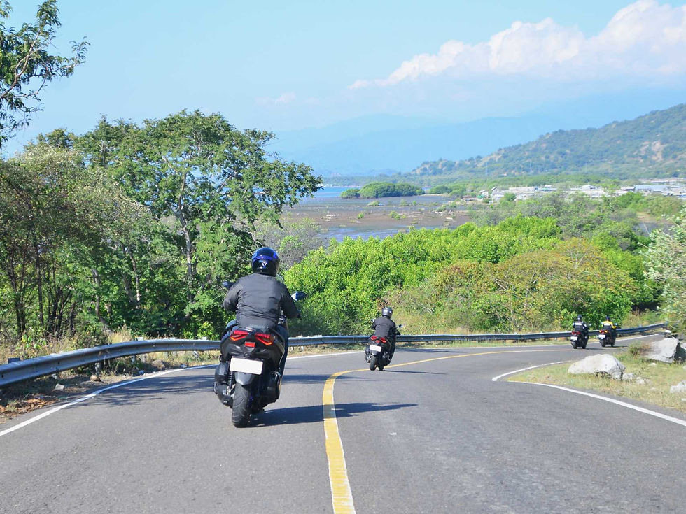 Treknya benar-benar menguras performa motor.