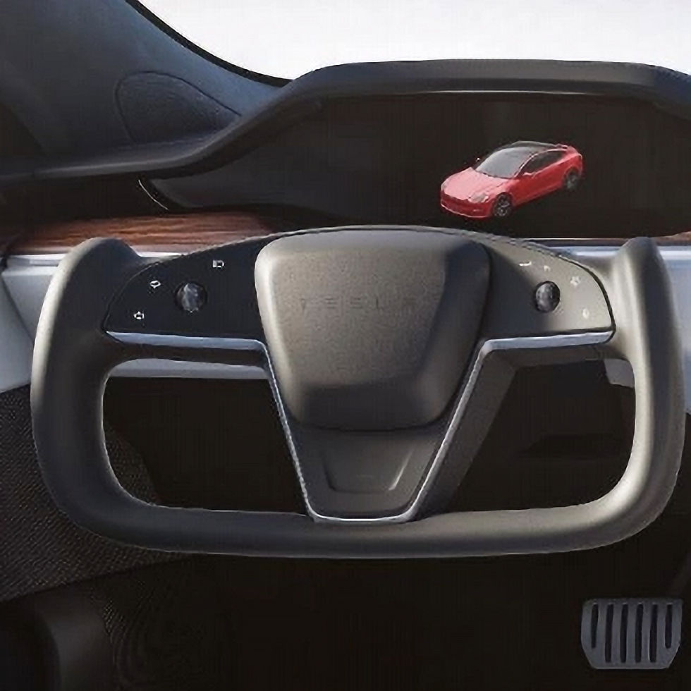 Half-Circle Steering Wheel yang banyak digunakan pada kendaraan berkonsep sport dan futuristik seperti pada produk Tesla, tidak diizinkan di China mulai 1 Januari 2027. Foto: Tesla Motors Club