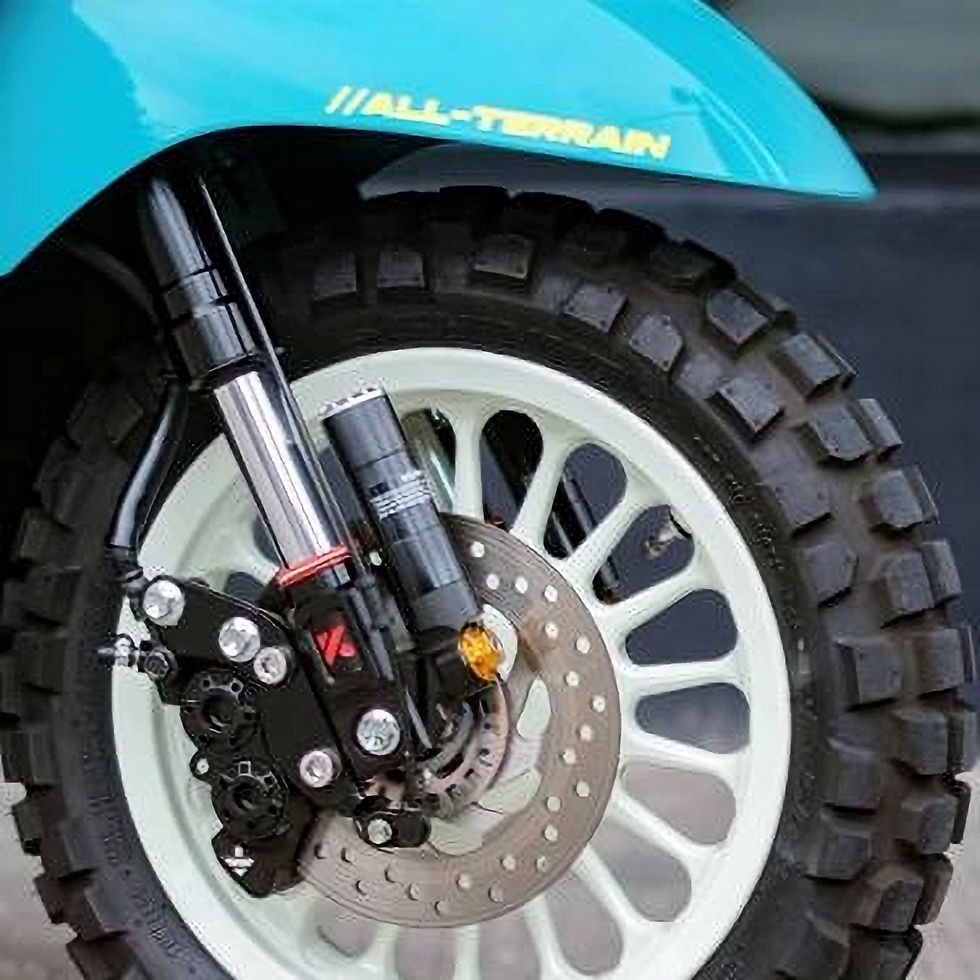 Ban dual purpose untuk berbagai kondisi jalan.