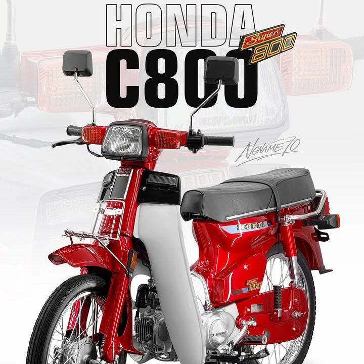 Restorasi Total Honda C800, Motor Bebek Legendaris yang Dikenal sebagai Super Cub di Indonesia