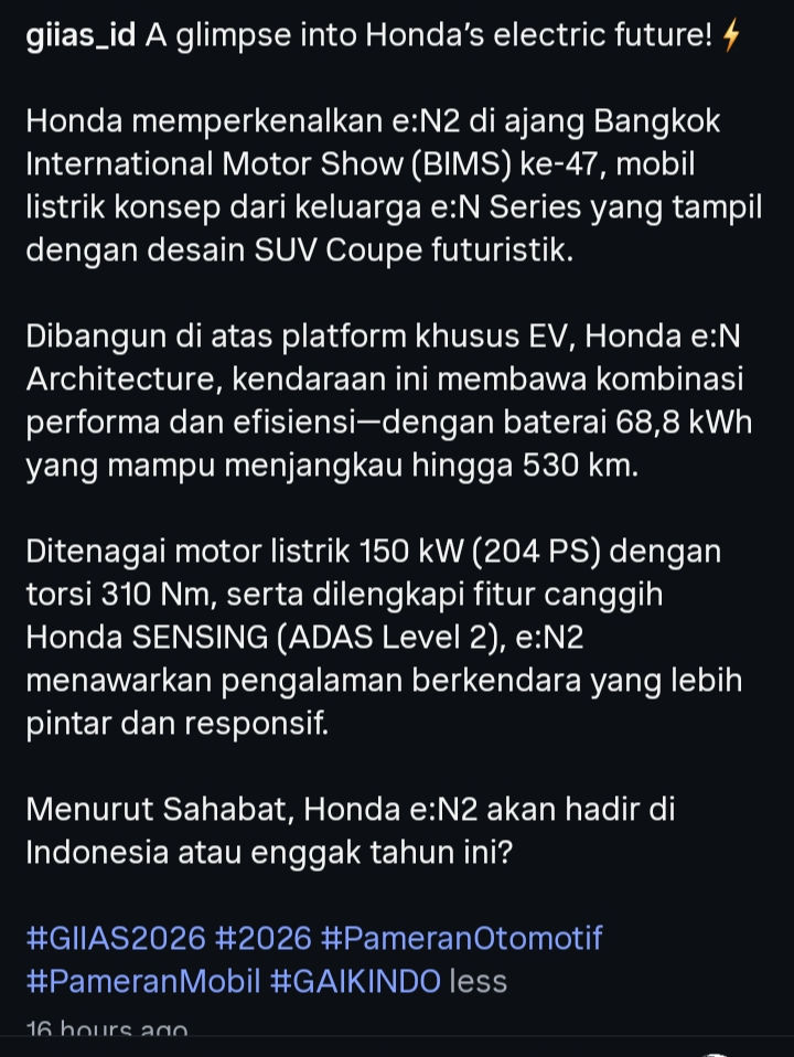Tangkapan layar Instagram@GIIAS_id