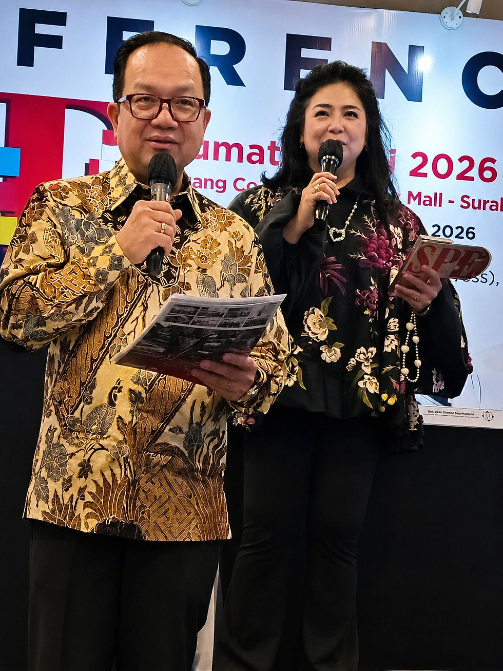 CEO Krista Exhibitions, Daud D. Salim bersama Chief Marketing Officer (CMO) Krista Exhibitions, Christina Sudjie.