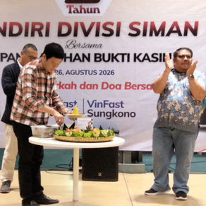 Dealer VinFast Siba Taman, Sidoarjo gelar perayaan anniversary ke-2 (26/8/2026).
