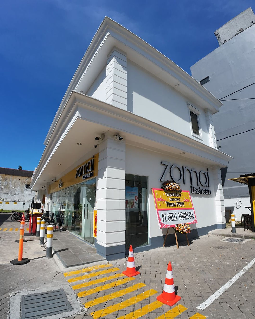 70mai Point berlokasi di SPBU Shell jalan Diponegoro, Surabaya.