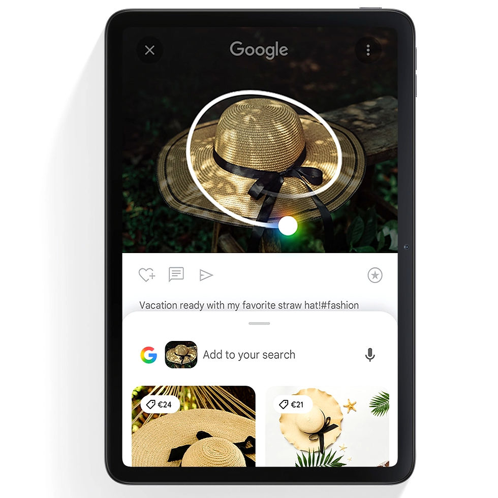 Menggunakan Xiaomi HyperOS 3 berbasis Android 16 dengan salah satu fitur Circle to Search by Google.