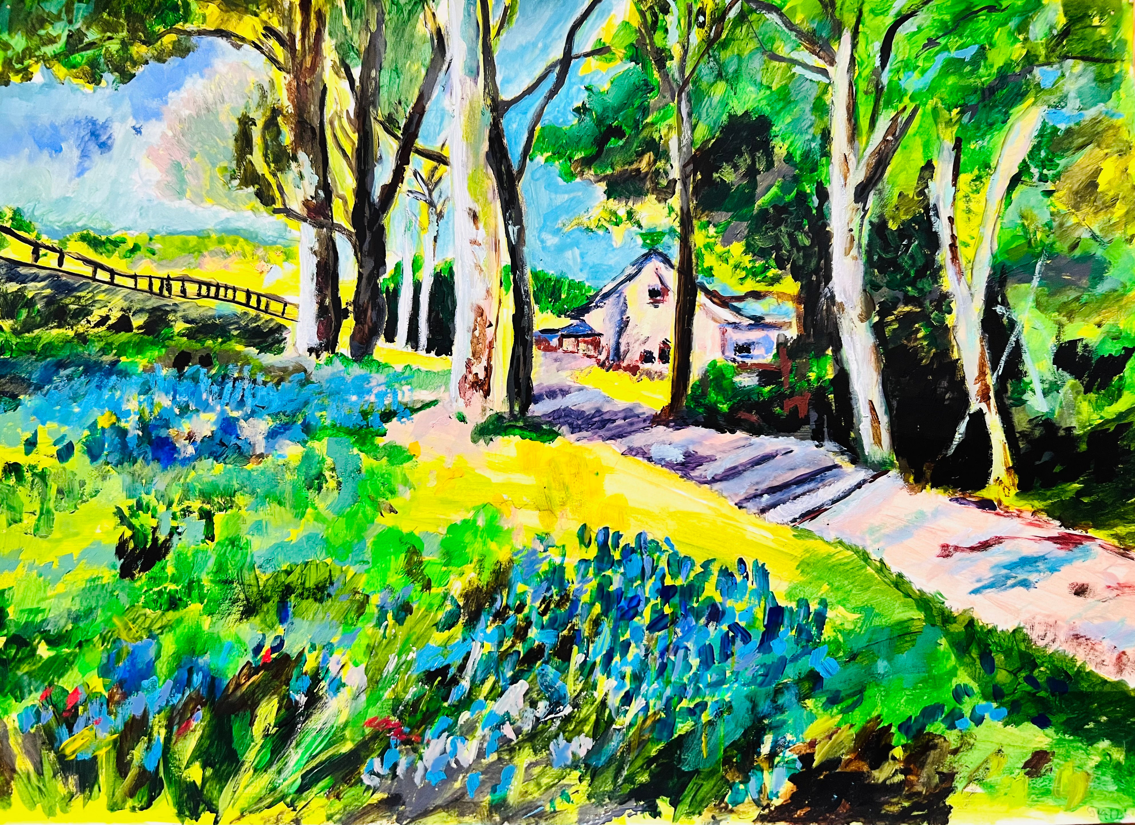 Bluebells forest