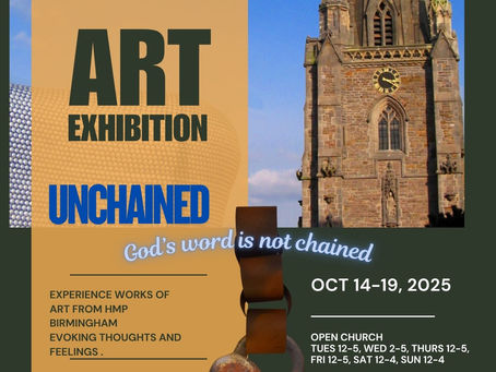 St. Martin church in Bullring, Birmingham 'Unchained' exhibition
