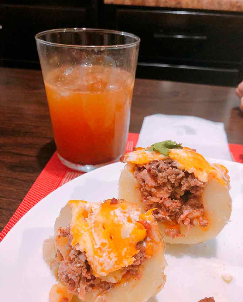 receta papa rellena por diane gray