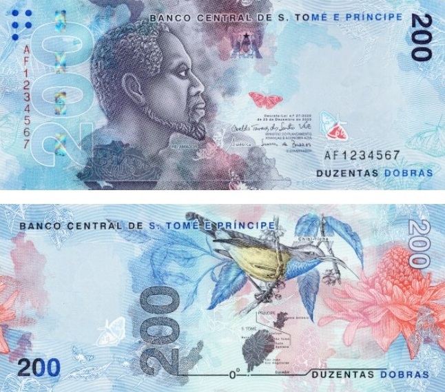 Billete de 200 dobras de Santo Tomé y Príncipe