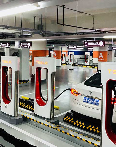 Así es como se ve la estación de carga de autos eléctricos más grande del mundo
