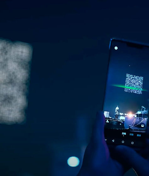 En China, drones crean código QR en el cielo para que espectadores descarguen un videojuego