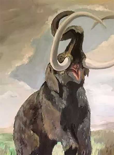 Mamut Mural Clovis Museo Blackwater Draw