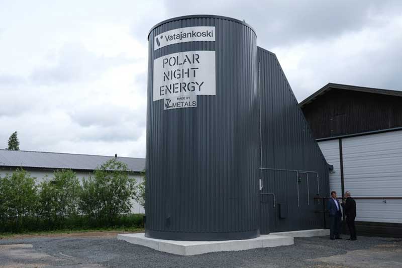 Batería de arena en Finlandia de Polar Night Energy