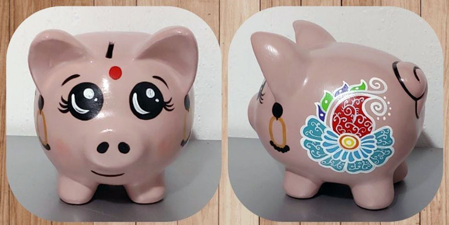 Alcancías Hilo Rosa Hermosillo