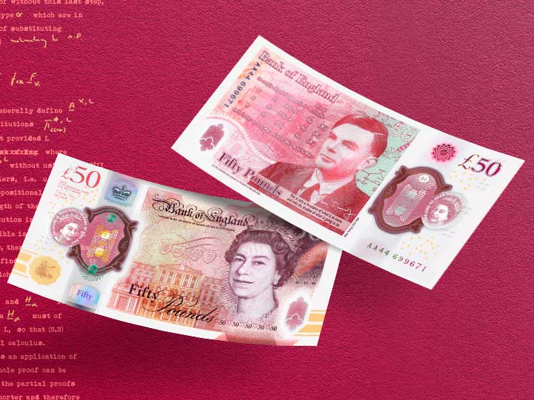Billete 50 libras Reino Unido