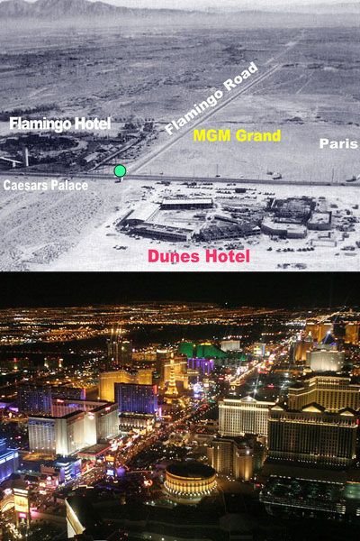 Las Vegas antes y después